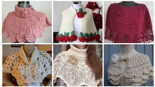 crochet caplets  impresionantes caplets de crochet  latest top trending 54 design [upl. by Chrysa]