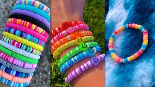 🎀Clay Bead Bracelet TikTok Compilation 🎀Bracelet Edits Shorts amp ReelsSmall Business😍 124 [upl. by Nnahtebazile]