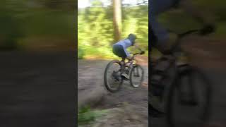 Berms berms mtb mtbdirtjump mtbbikes foryou downhill mtbjump mtbjump jump speed fast [upl. by Monah]