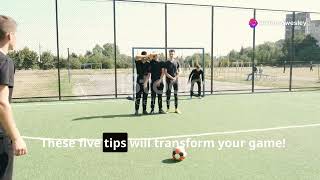 5 tips to become a better defender in football soccer football viralvideo [upl. by Evers]