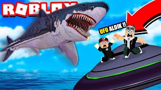 Ufo Gemisi Aldık  Köpek Balığı Peşimizde  Panda ile Roblox SharkBite 2 [upl. by Chill]