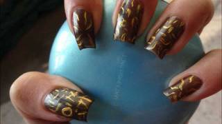 Crackle Nail Polish Effect 5 different ways Inspired Nail Art Tutorial by Pinkpuff Prince [upl. by Thomsen]