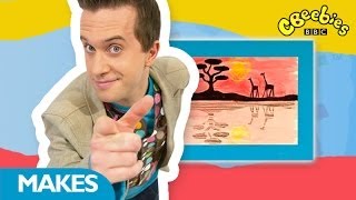 CBeebies Mister Maker  Reflection Wax Picture [upl. by Anehta]