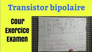 Ep 4transistor bipolairequotEx3 étude statique quot  en arabe [upl. by Anika]