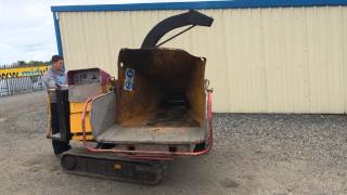 SCHLIESING 440 MX TRACKED WOOD CHIPPER [upl. by Mcnamee]