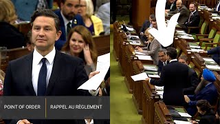 Liberals SILENCE Pierre Poilievre From Talking In Parliament [upl. by Kippie]