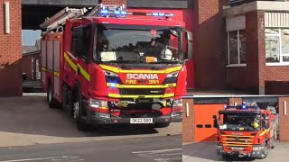 Merseyside Fire and Rescue  Wallasey Fire station Double Turnout [upl. by Laurette]