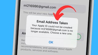 Your Apple ID could not be created because this gmail is no longer available  Apple ID [upl. by Eseerehc65]