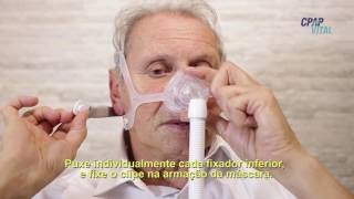 Adaptaçao da Wisp tecido e silicone máscara nasal da Philips Respironics [upl. by Howzell]