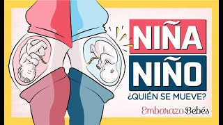 ¿NIÑA o NIÑO 😁🤰🏻 ¿Quién se MUEVE más y primero ¿Quién se FORMA más rápido [upl. by Nitz]