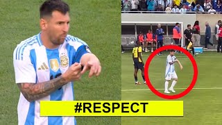 Lionel Messi VS Ecuador RESPECT amp Individual Highlights [upl. by Amalie]