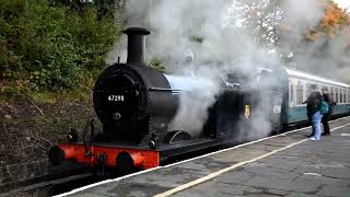 East Lancs Railway Autumn Steam Gala 2024 Jinty 47298 [upl. by Papert]