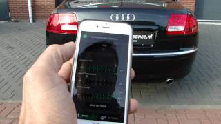 Audi A8 42 TDI Maxi Sound Generator GREAT V8 EXHAUST SOUND by Maxiperformance [upl. by Atkins300]