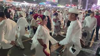 Jarana Marisa Ávila  Orquesta Arturo González en la feria Tizimín 2024 [upl. by Pelagias]