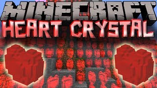 Minecraft Mods HEART CRYSTALS MOD INCREASE YOUR MAX HEALTH [upl. by Chamberlain]