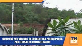 Grupo de 200 vecinos se encuentran preocupados por lluvias en Chimaltenango [upl. by Travax]