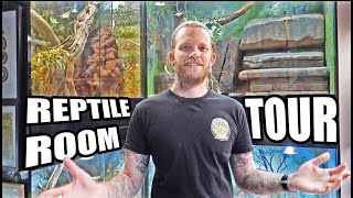 INCREDIBLE NEW REPTILE ROOM TOUR w Beaches Scaly Beasts [upl. by Uda]