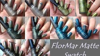 Flormar Mat Oje Tanıtımı  Flormar Matte Polish Swatches [upl. by Egroej]