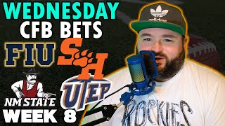 College Football Wednesday Picks Week 8 Predictions  The Sauce Network  Kyle Kirms 1018 [upl. by Uttica]