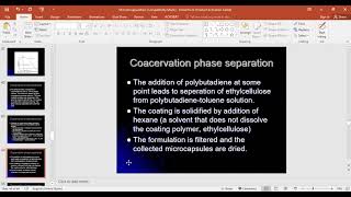 APT microencapsulation part 4 section 2 25082021 [upl. by Ydal]