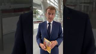 EMMANUEL MACRON RÉALISE LE GAGE PERDU AVEC LE CADRE DE MCFLY ET CARLITO [upl. by Cordelie]