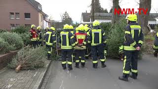 2020 01 11 13522 Georgsmarienhuette Unfall Tannenbaumaktion [upl. by Lynde368]