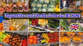 Vegetables and fruits price in UK 2024  Vegetables Market in UK [upl. by Bauer]