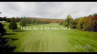 Hole 4 Overview by Head Golf Pro  Duntroon Highlands [upl. by Nirag]