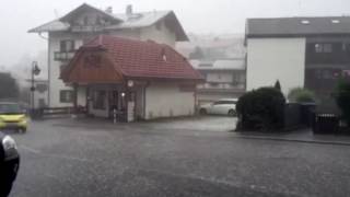 Gewitter und Hagel im Tegernseer Tal  Juli 2016 [upl. by Kacey458]