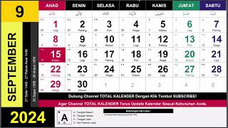 Kalender 2024 Lengkap Dengan Weton Pasaran Jawa [upl. by Jennee]