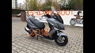 Kymco GDink 300i ABS 2018  Helmet Storage Cockpit Walkaround Details [upl. by Eelyk598]