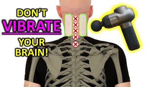 How To Use A Massage Gun On Your Neck… SAFELY [upl. by Lenhard]