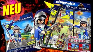 Playmobil ® Novelmore Magazin 24 mit Ritter Kristan  Spiele  Rätsel  Vorschau [upl. by Nairadal]