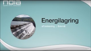 Energilagring [upl. by Lederer]