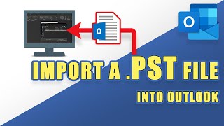 Outlook  How to IMPORT a PST File Easily [upl. by Godewyn]