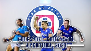 Cruz Azul Goles Apertura 24 [upl. by Noyahs]