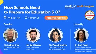 How Schools Need to Prepare for Education 50  Webinar  Matific  Digital Maths Resource [upl. by Furie]