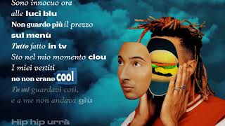 Ghali  Fast Food Lyrics Video [upl. by Stricklan]