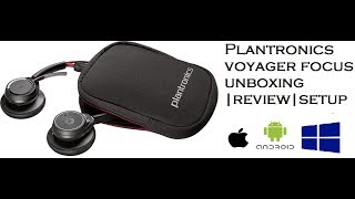 Detailed Review  Plantronics voyager focus UC wireless headset [upl. by Ainud]