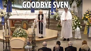 LIVE SvenGöran Eriksson is laid to rest at funeral in Torsby Sweden [upl. by Lotson]