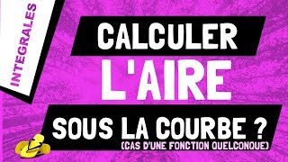 Comment calculer laire sous la courbe dune fonction quelconque [upl. by Nesta]