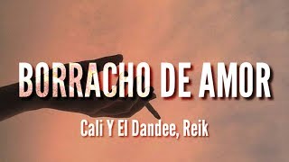 Borracho De Amor  Cali Y El Dandee Reik LETRA [upl. by Ysac]