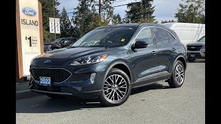 2022 Ford Escape SEL Plug In Hybrid  Moonroof NAV Heated Seats Review  Island Ford [upl. by Kauppi]