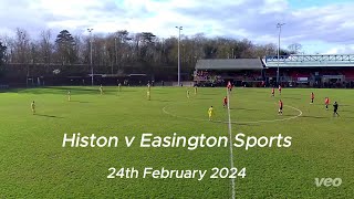 Histon v Easington Sports  UCL 24022024 [upl. by Benia]