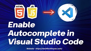 How to Autocomplete for HTML and JS in Visual Studio  VS Code Autocomplete html Solution [upl. by Lhamaj]