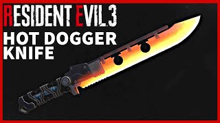 Resident Evil 3 Remake  Hot Dogger Knife Gameplay [upl. by Aneet641]