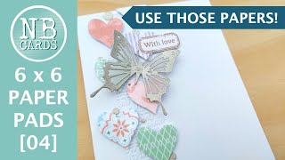 HOW TO USE 6 X 6 PAPER PADS In Clean and Simple Card Making 2024144 [upl. by Melanie886]