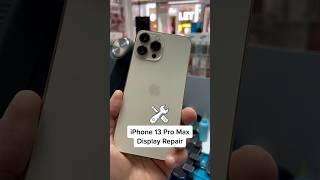 iPhone 13 pro max display repear ☠️😳iphone [upl. by Enelahs]