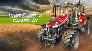 LandwirtschaftsSimulator 25 GAMEPLAY Tornado GPS Maschinen und Sound [upl. by Merwyn]