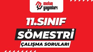 11SINIF SÖMESTRİ ÇALIŞMA SORULARI ÇÖZÜMLERİ [upl. by Grobe]